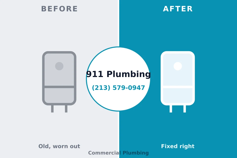 Before and after: plumbing repair New Rockford, ND